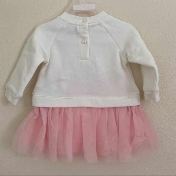 Children’s Place | Tutu Sequin Sweatshirt Dress, 3-6M - Picture 3 of 5